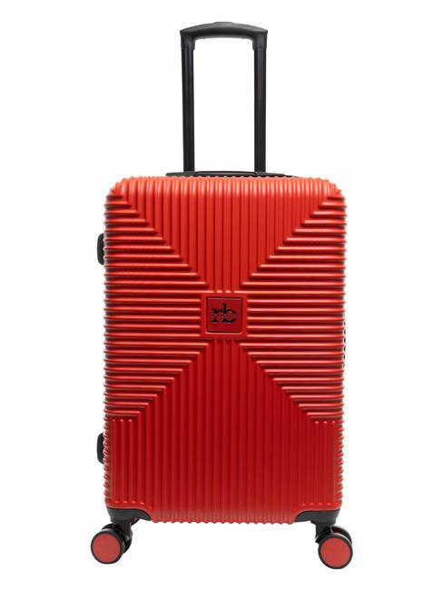ROCCOBAROCCO ADVENTURE Cărucior de dimensiune medie roşu - Trolere rigide