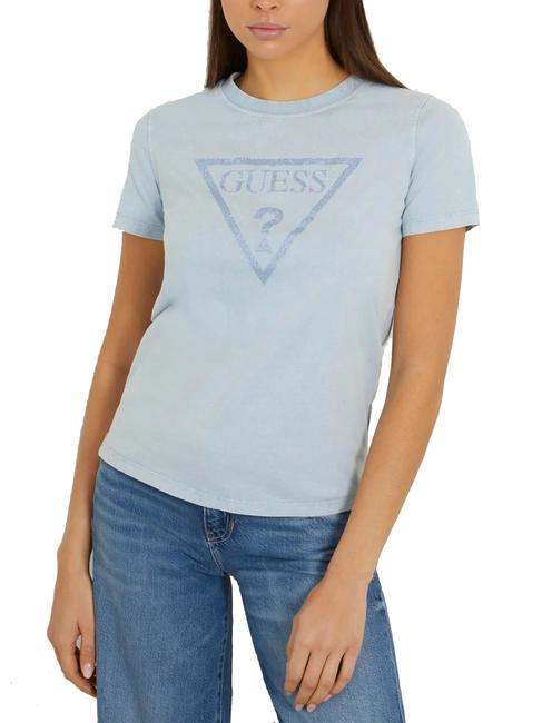 GUESS VINTAGE Tricou din bumbac cerul arctic - tricou