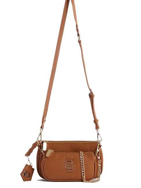 GAUDÌ CARRIE Geanta cu clutch detasabil bronza - Genți femei