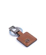 PIQUADRO BLACK SQUARE  Breloc cu breloc din piele - Portchei