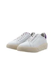 LOVE MOSCHINO HEART 45 Tenisi din piele alb/iris - Pantofi femei - 1