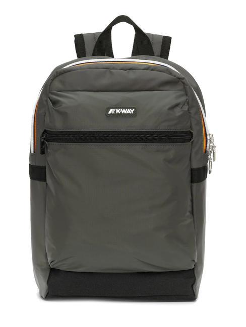KWAY LAON Rucsac mic din nailon verde negricios - Rucsacuri pentru școală și timp liber