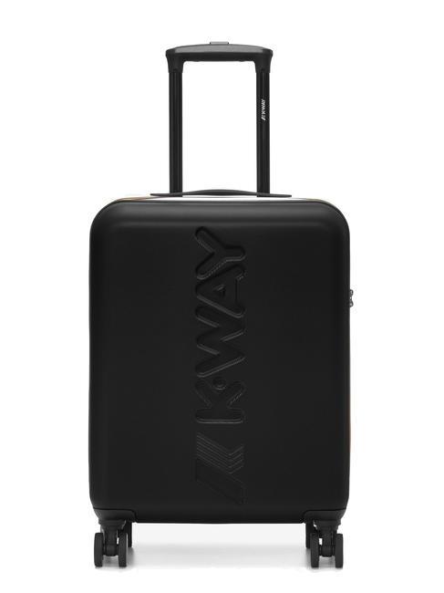 KWAY MAXILOGO Cărucior pentru bagaje de mână negru pur/albastru md cobalt - Bagaje de mână