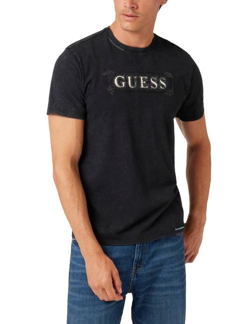 GUESS APPLIQUE Tricou din bumbac jetbla - tricou