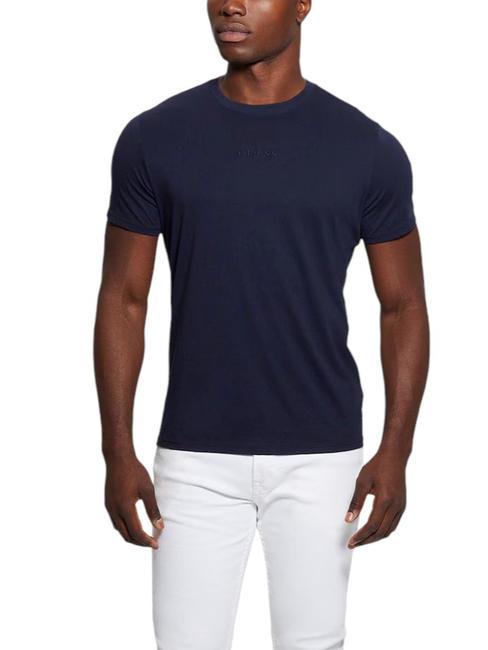 GUESS PIMA Tricou din bumbac cu logo brodat smartblue - tricou