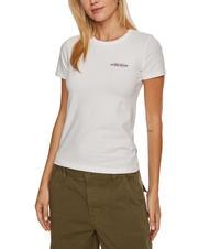 GUESS JEANS SLIM AMERICA Tricou slim fit alb purpuriu - tricou - 1