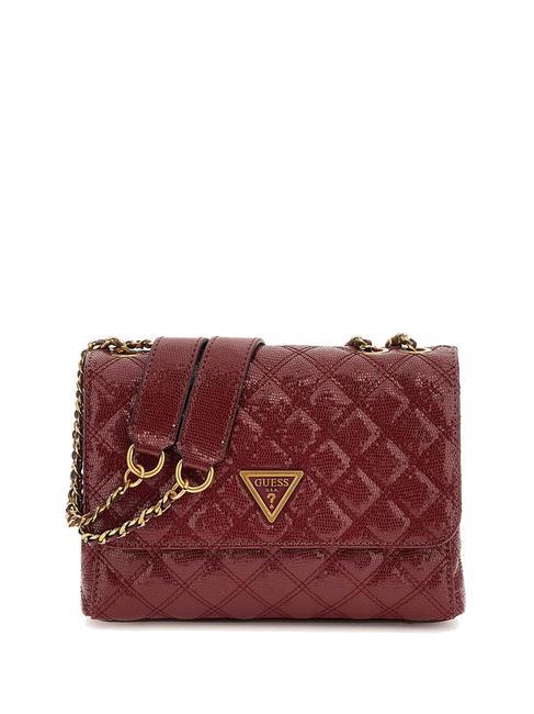 GUESS GIULLY 2 Geanta convertibila St lizard Bordeaux - Genți femei