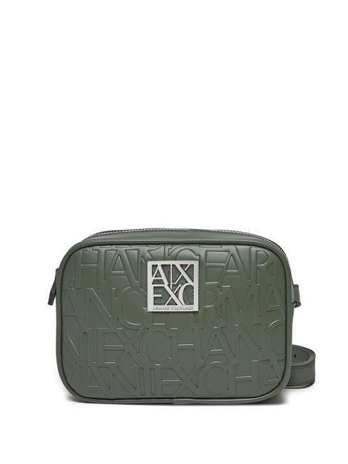 ARMANI EXCHANGE LOGO EMBOSSED Mini geantă de umăr absint - Genți femei