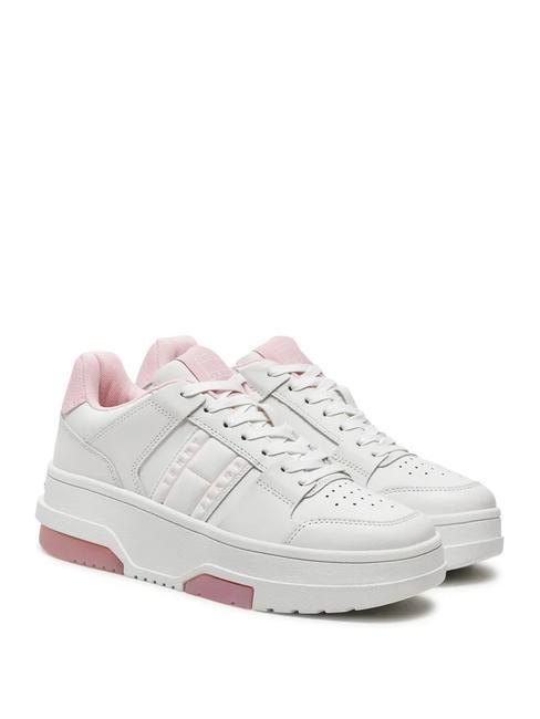 TOMMY HILFIGER TOMMY JEANS THE BROOKLYN  Adidași înalți roz cețos - Pantofi femei