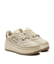 TOMMY HILFIGER TOMMY JEANS RETRO BASKET  Adidași &icirc;nalți h&acirc;rtie de ziar - Pantofi femei - 1