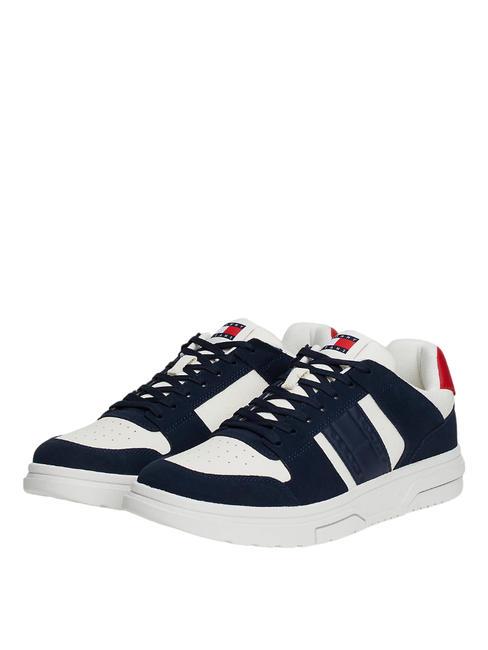 TOMMY HILFIGER TOMMY JEANS THE BROOKLYN MIX Tenisi din piele marina de noapte întunecată - Pantofi bărbați