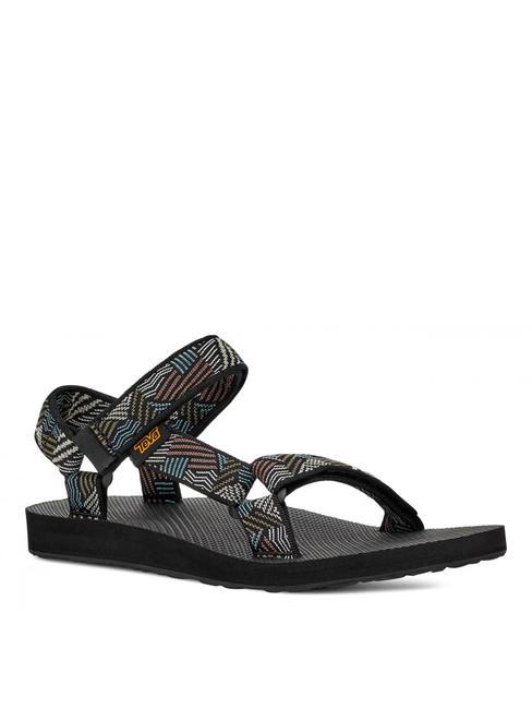 TEVA ORIGINAL UNIVERSAL  Sandale negru/alb fără margini - Pantofi femei