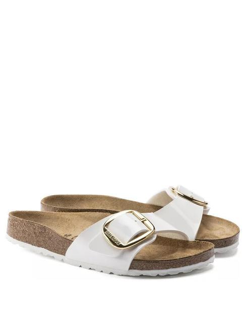 BIRKENSTOCK MADRID  Papuci alb patent - Pantofi femei