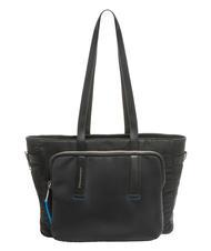 PIQUADRO RYAN Shopper PC de 14 inchi, din material reciclat negru - Genți femei - 1