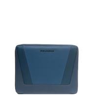 PIQUADRO WALLABY Clipboard din piele și material textil - Husă pentru tabletă și organizator