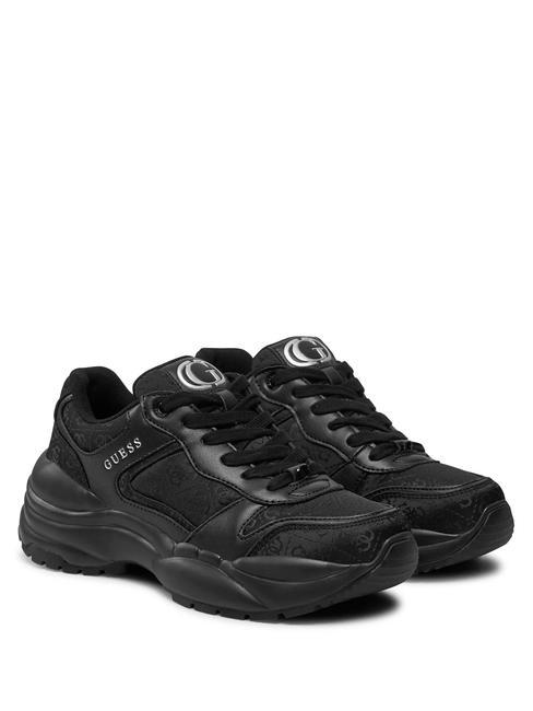 GUESS SAMNIE  Adidași înalți BLACK - Pantofi femei