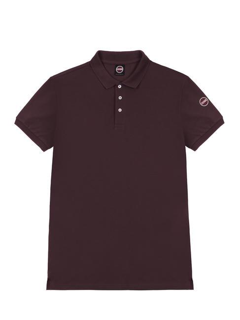 COLMAR MONDAY Tricou polo stretch cu mâneci scurte ciocolată - maiou Polo
