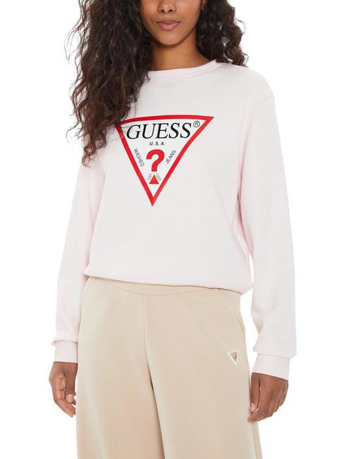 GUESS ORIGINAL  Hanorac alb purpuriu - Hanorace pentru femei