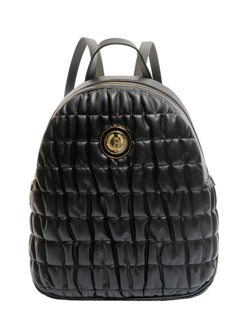 POLLINI WRINKY QUILT SOSFT Rucsac în relief negru - Genți femei