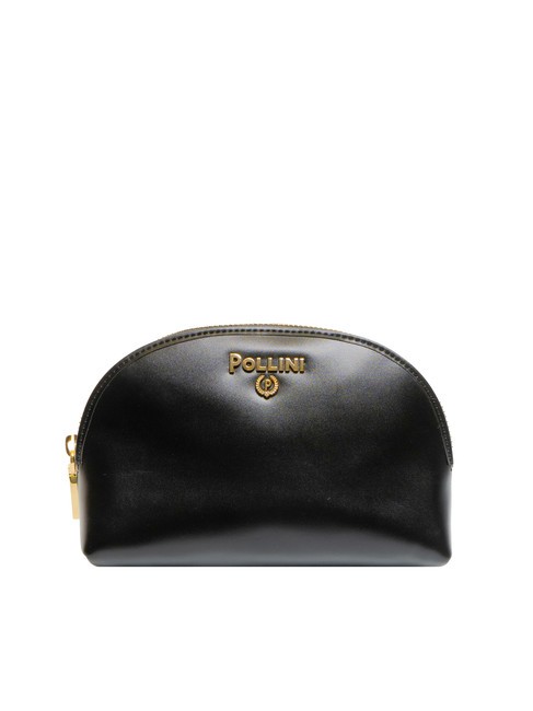 POLLINI METALLIC LOGO Geanta cosmetice negru - Genți plic și truse
