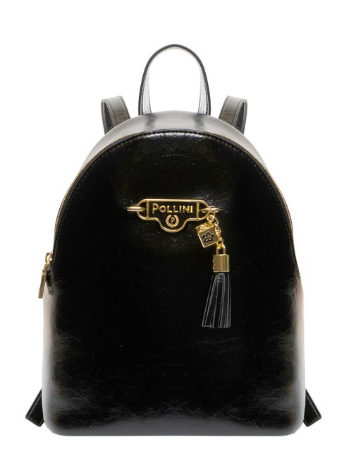 POLLINI LADY BRAVE Rucsac cu ciucuri negru - Genți femei