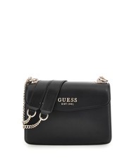 GUESS EVELUNE Mini geantă de umăr/&icirc;ncrucișată BLACK - Genți femei - 1