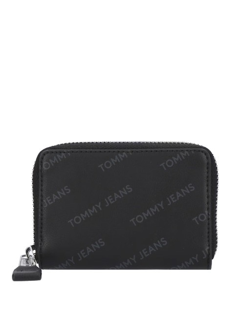 TOMMY HILFIGER TOMMY JEANS ESS MUST  Fermoar în jurul portofelului negru peste tot - Portofele femei