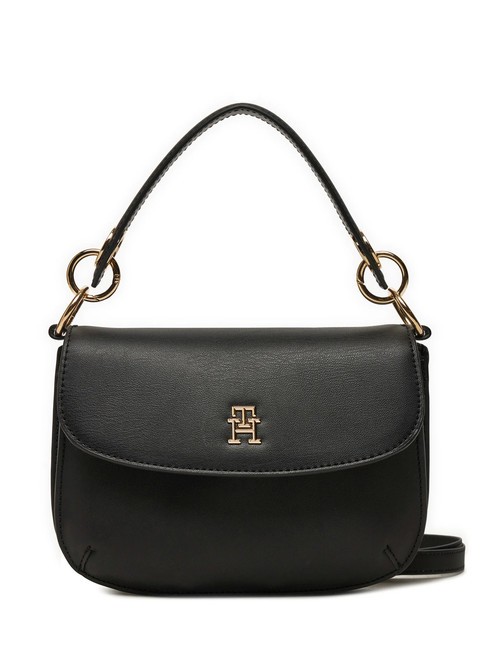 TOMMY HILFIGER CHIC  Mini geantă de mână, cu curea de umăr negru - Genți femei