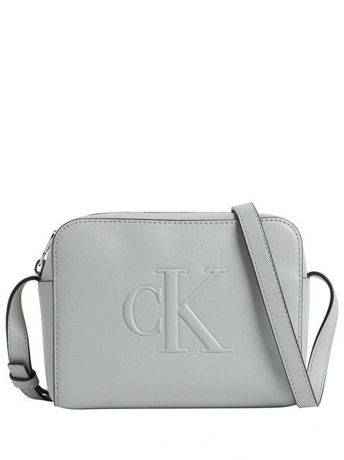 CALVIN KLEIN CK JEANS SCULPTED Mini geantă pentru cameră cu curea de umăr gri ardezie - Genți femei