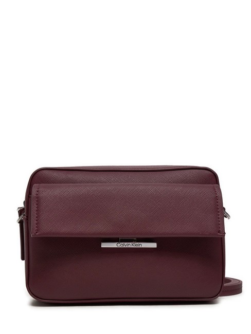 CALVIN KLEIN LINEAR Mini geanta de umar sânge de bou - Genți femei
