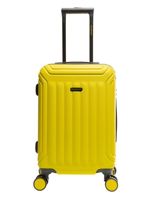 ROCCOBAROCCO TRAVEL Cărucior pentru bagaje de mână galben - Bagaje de mână