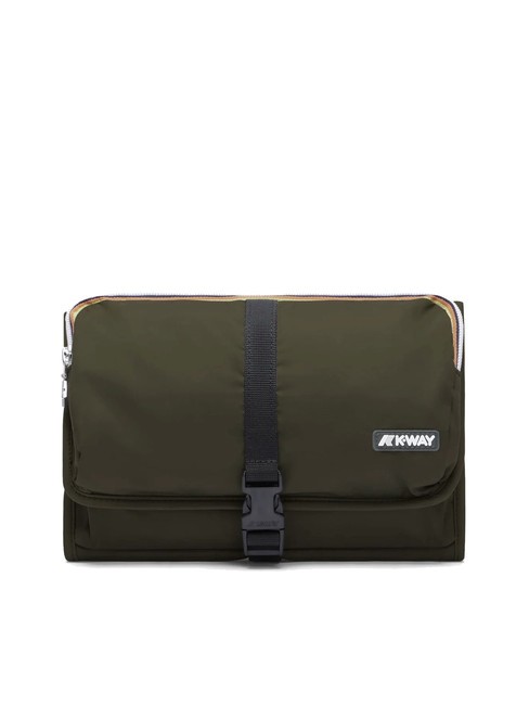 KWAY REVILLE Cutie de frumusețe cu cuier verde negricios - Truse de toaletă