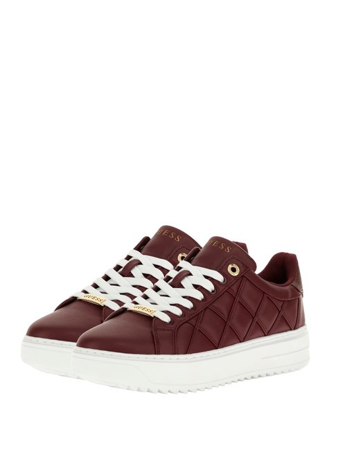 GUESS DATTICE  Adidași Burgundia - Pantofi femei