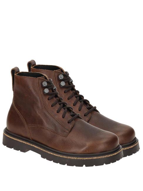 BIRKENSTOCK HIGHWOOD LACE  Botine din piele ciocolată - Pantofi femei