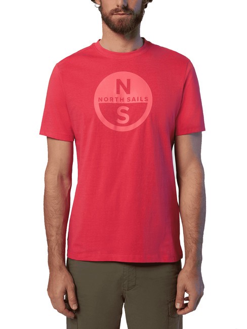 NORTH SAILS BASIC Tricou din bumbac cu imprimeu cu logo pepene verde - tricou