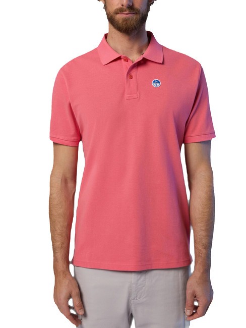NORTH SAILS BASIC Tricou polo cu maneca scurta din bumbac coral calypso - maiou Polo