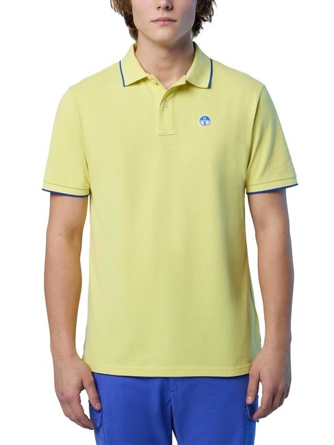 NORTH SAILS COLLAR STRIPED Tricou polo cu maneca scurta din bumbac lumina reflectoarelor - maiou Polo