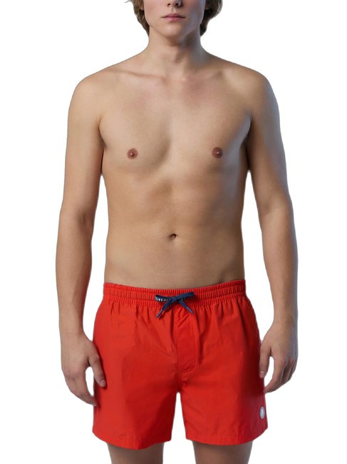 NORTH SAILS VOLLEY Costum de baie boxer cu logo portocaliu deschis - Costume de baie