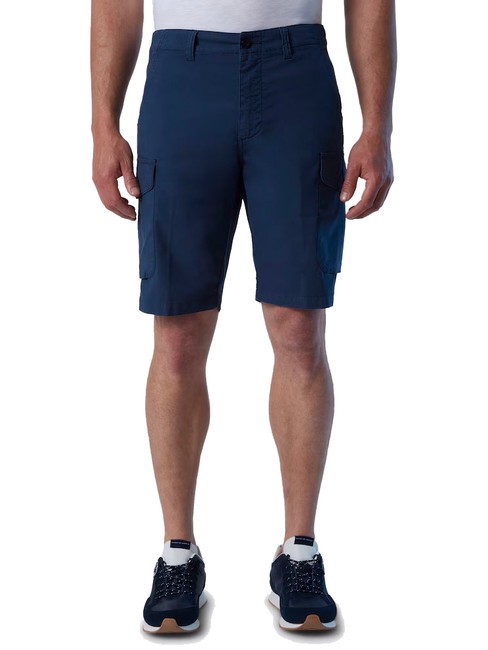 NORTH SAILS AMERICA Bermude din bumbac cu potrivire normală denim închis la culoare - Pantaloni