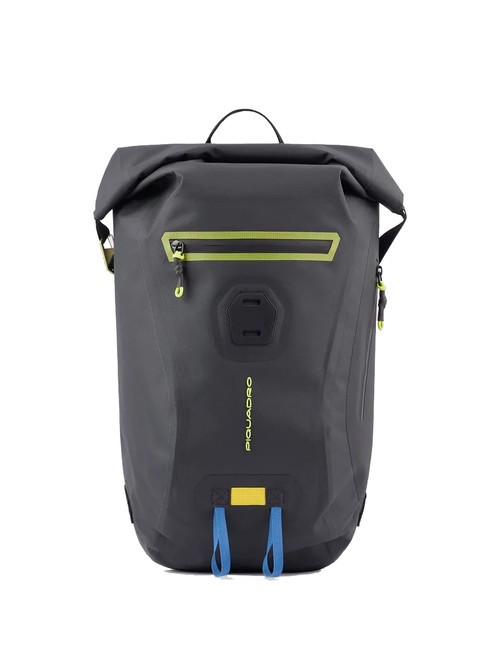 PIQUADRO CORNO ALLE SCALE Rucsac impermeabil negru - Rucsacuri pentru școală și timp liber