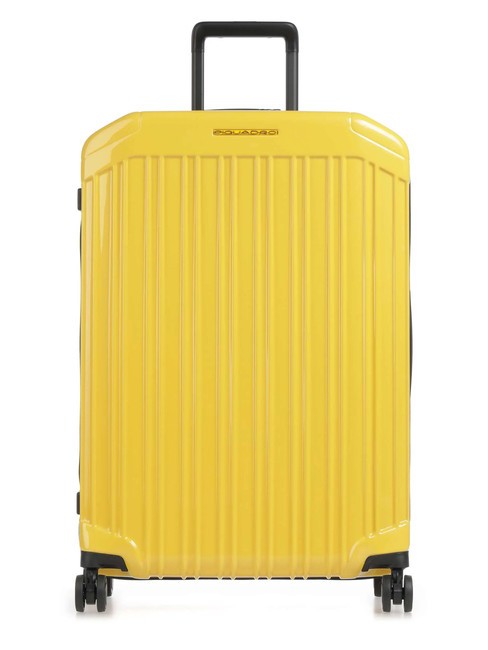 PIQUADRO PQ-LIGHT Cărucior de dimensiune medie galben - Trolere rigide