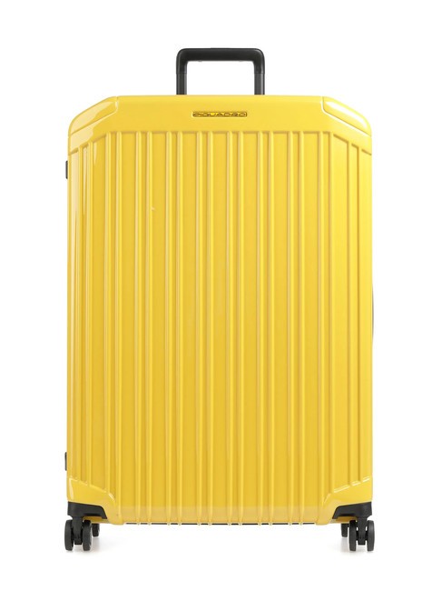 PIQUADRO PQ-LIGHT Cărucior de dimensiuni mari galben - Trolere rigide