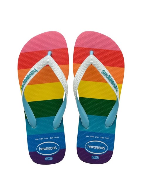 HAVAIANAS TOP PRIDE ALLOVER Papuci flip-flop albastru - Pantofi unisex