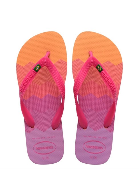 HAVAIANAS BRASIL FRESH Slapi de cauciuc piersică - Pantofi unisex