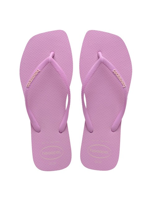 HAVAIANAS SQUARE LOGO Papuci flip-flop lavandă proaspătă - Pantofi femei