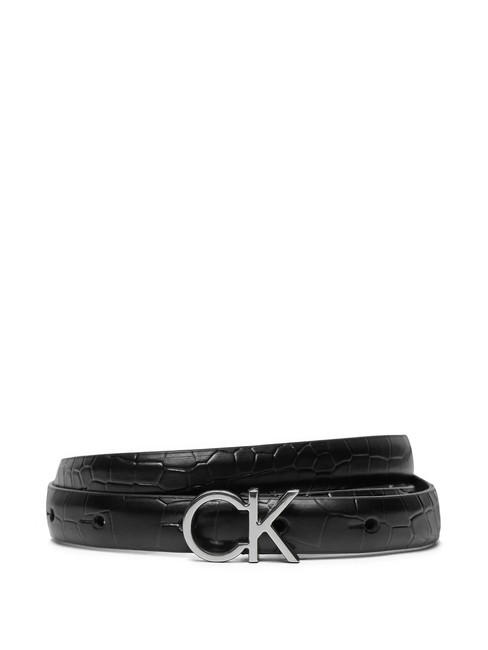 CALVIN KLEIN DAILY Curea din piele ck crocus negru - Curele