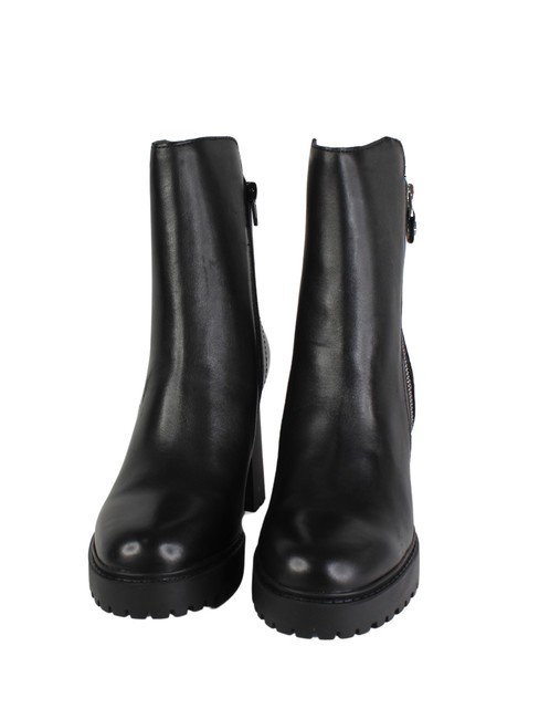CULT JAGGER 4334 Botine inalte din piele negru - Pantofi femei