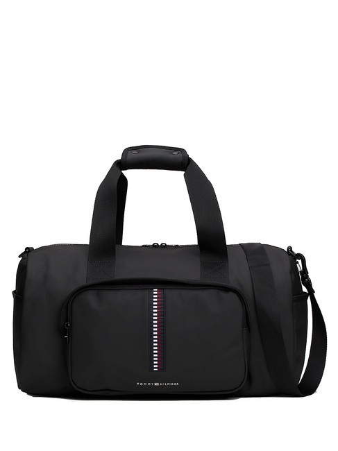 TOMMY HILFIGER CORP LOVE Geantă duffle cu curea de umăr negru - Genți de voiaj