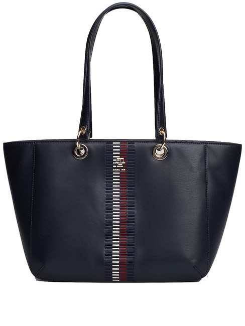TOMMY HILFIGER CHIC  Geanta de cumparaturi albastru spațial - Genți femei