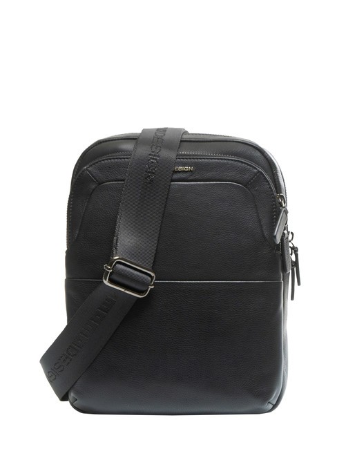MOMO DESIGN MADRID Geanta din piele negru - Genți de umăr bărbați